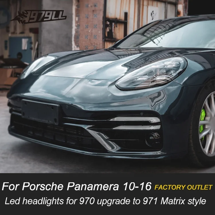 [1979LL]2016 2015 2014 970 Luci per auto Aggiornamento a 2023 971 Matrix Pdls Fari a LED per Porsche Panamera 970.2