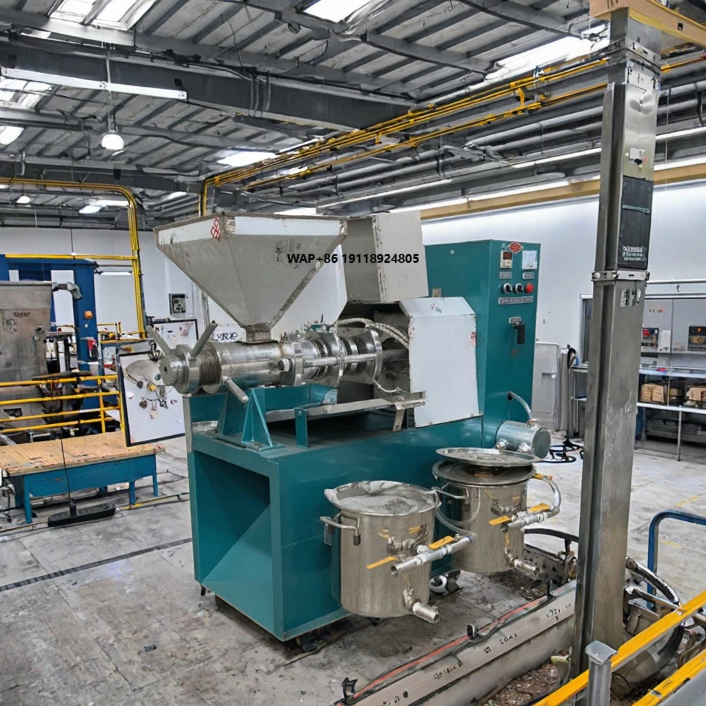 Large-Scale New Condition Complete Set Luoyu Seed Oil Extraction Machine 500t/d Capacity Energy Saving Automated Stainless Steel