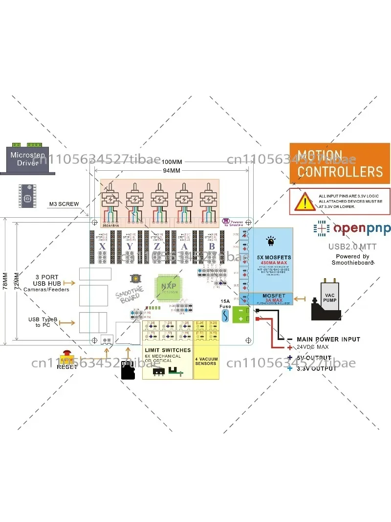 32-bit CNC Controller Board for 3D Printer Upgrade