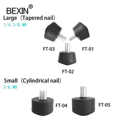 Bexin Hot Selling  Universal Anti-slip Rubber Foot Pad Feet Spike For Tripod Monopod Photography Accessories 3/8 Inch