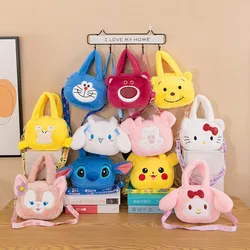 Cute Cartoon Peripheral Kawaii Lotso Strawberry Bear Stitch Multiple Styles Shoulder Bag Handbag Messenger Bag Girl Women Gifts