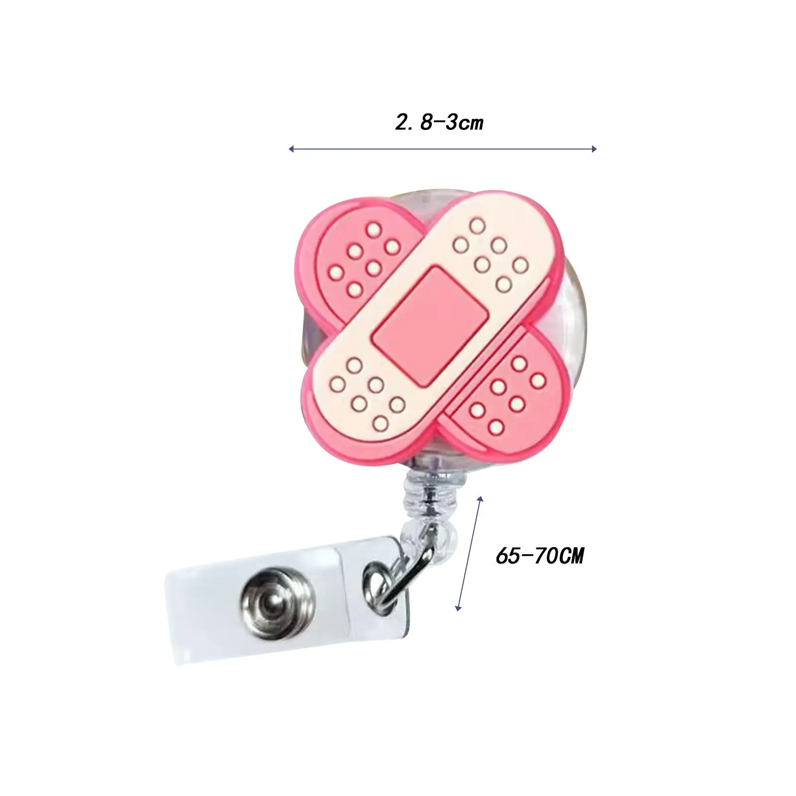 Dudukan ril ป้ายการ์ตูนพยาบาลทนทานวัน2024ของขวัญที่ใส่บัตรประชาชนสำหรับคนงานผู้ช่วยพยาบาลครูพยาบาลแพทย์