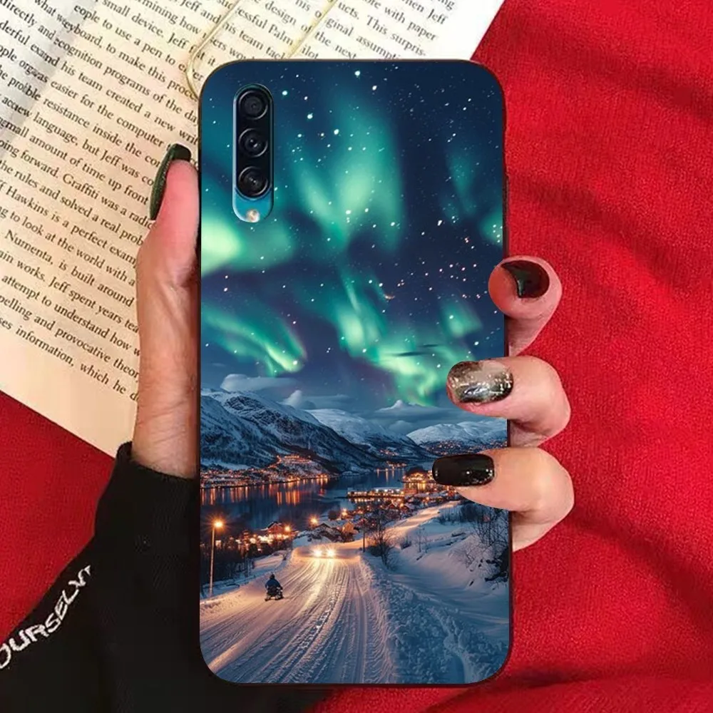 Beautiful Northern Lights Phone Case For Samsung A 10 11 12 13 20 21 22 30 31 32 40 51 52 53 70 71 72 73 91 13 Shell