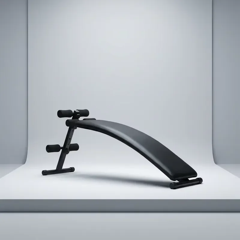 Curved abdominal trainer rehabilitation equipment, sit-up training bench for core muscle training, suitable for home and