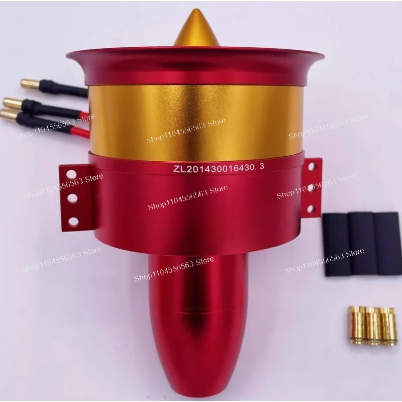 All-Metal 12-Blade EDF Fan Set – 90mm High-Power Reversible Propellers for Fixed-Wing Fighters