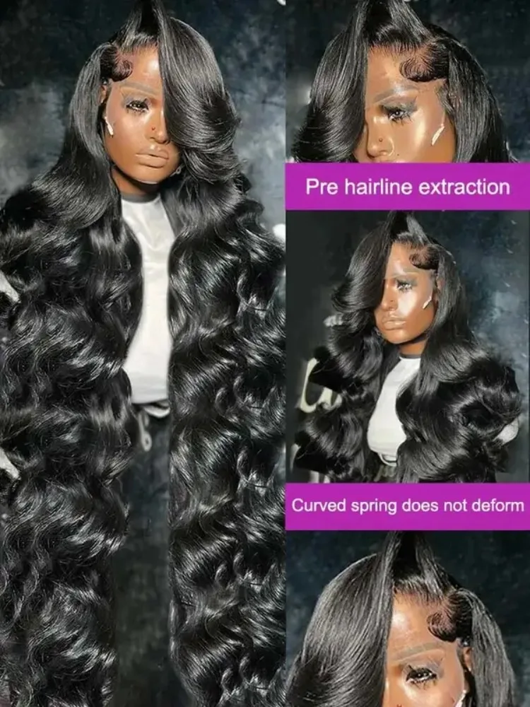 Long Body Wave Wig for Women 30-42 Inch HD Transparent Lace Frontal 13x4 13x6 5x5 Glueless Closure Remy Human Hair Style