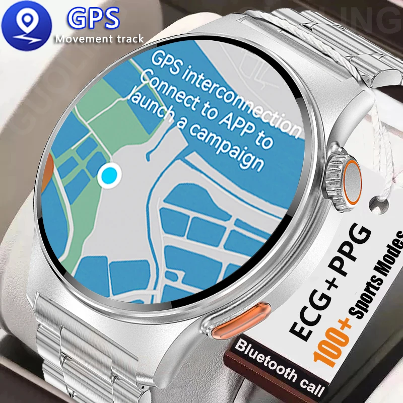 

Для Huawei Xiaomi NFC SmartWatch Men GT3 Pro AMOLED 390*390 HD экран сердечный ритм Bluetooth Call IP68 водонепроницаемый SmartWatch 2024