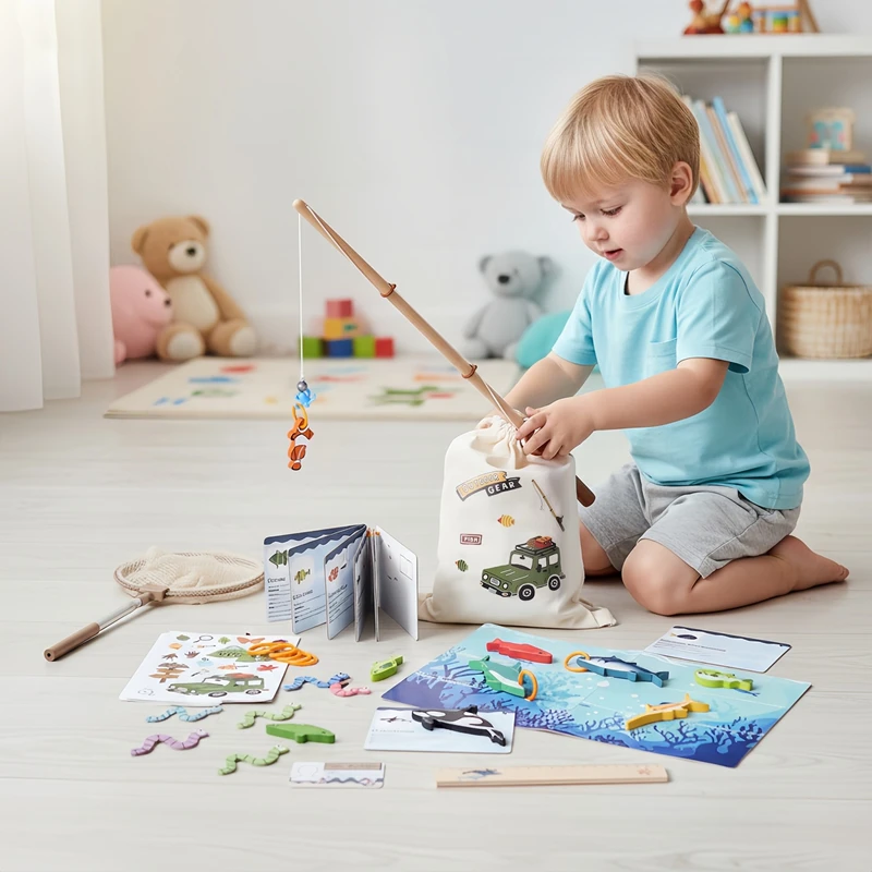 

Milestones Outdoor Toys Are Specially Designed For Young Babies And Include Colorful Cartoon Fishing Rods Magnetic Little Fish