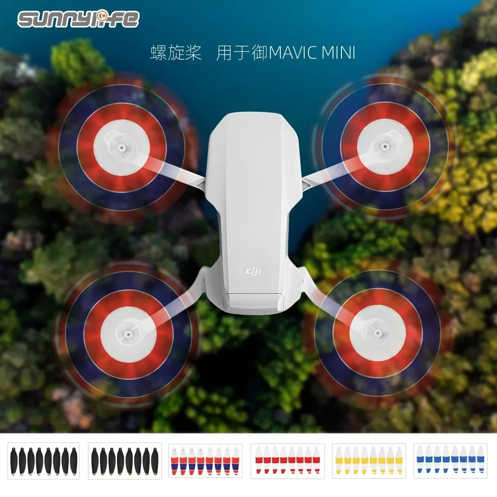 

8PCS 4726F Colorful Drone Propeller Blade Light Weight Low Noise Wing Fans Portable for Mavic Mini Spare Parts Replacement Kit