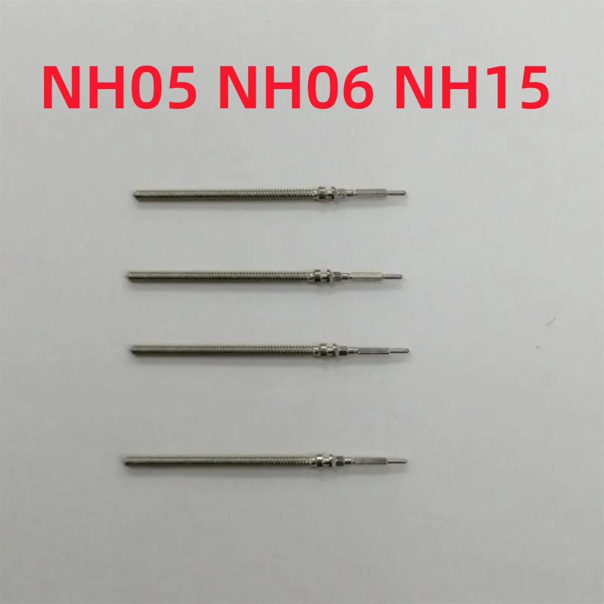 

2Pcs Movement Winding Stem for NH05 NH06 NH15 Movement Repair Part Connecting Shaft Lever Watch Stem