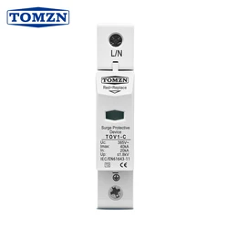 AC SPD 1P 20KA~40KA 275V House Surge Protector protection Protective Low-voltage Arrester Device