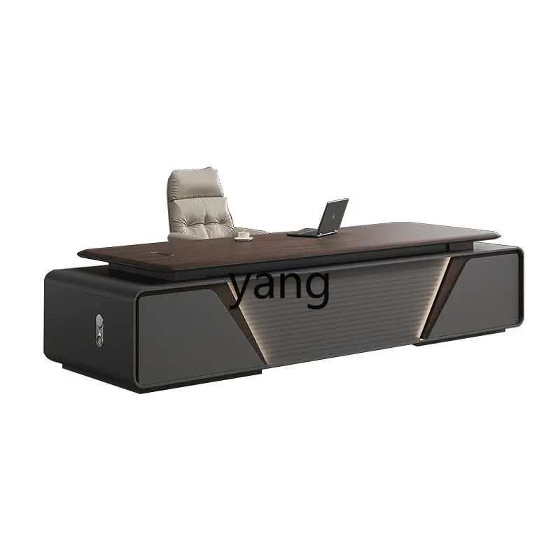 LH simple modern office desk and chair combination office furniture