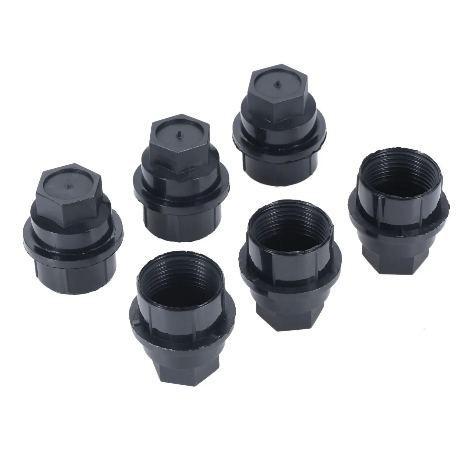 6Pcs Black Car Wheel Nut Cap Covers Auto Fastener Clip 15646250 for Chevrolet C1500 C2500 C3500 Express Suburban Tahoe GMC Yukon