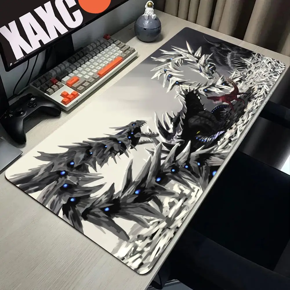 HD Printing HYBXAXC Mouse Pad Game Monster Hunter Wilds Mouse Pad Natural Rubber Keyboard Desk Mat Computer Gaming Accessories