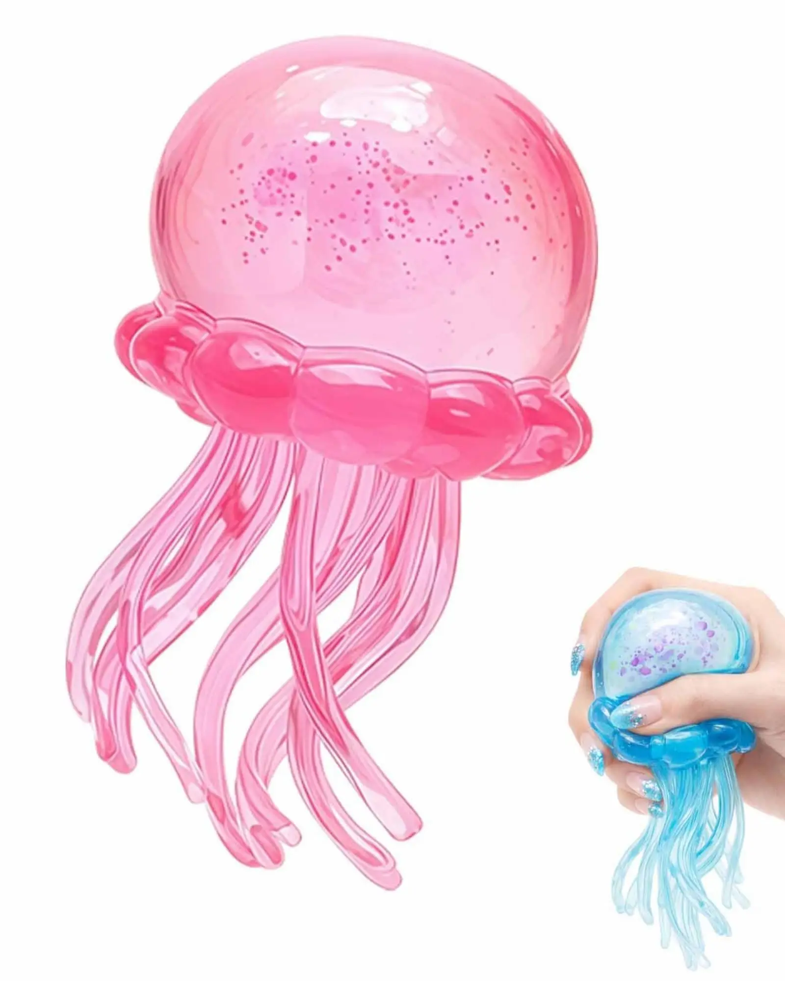 

Outdoor Beach Water Play Octopus Decor, Stress Relief Soft Squeeze Octopus Interactive Leisure Supply