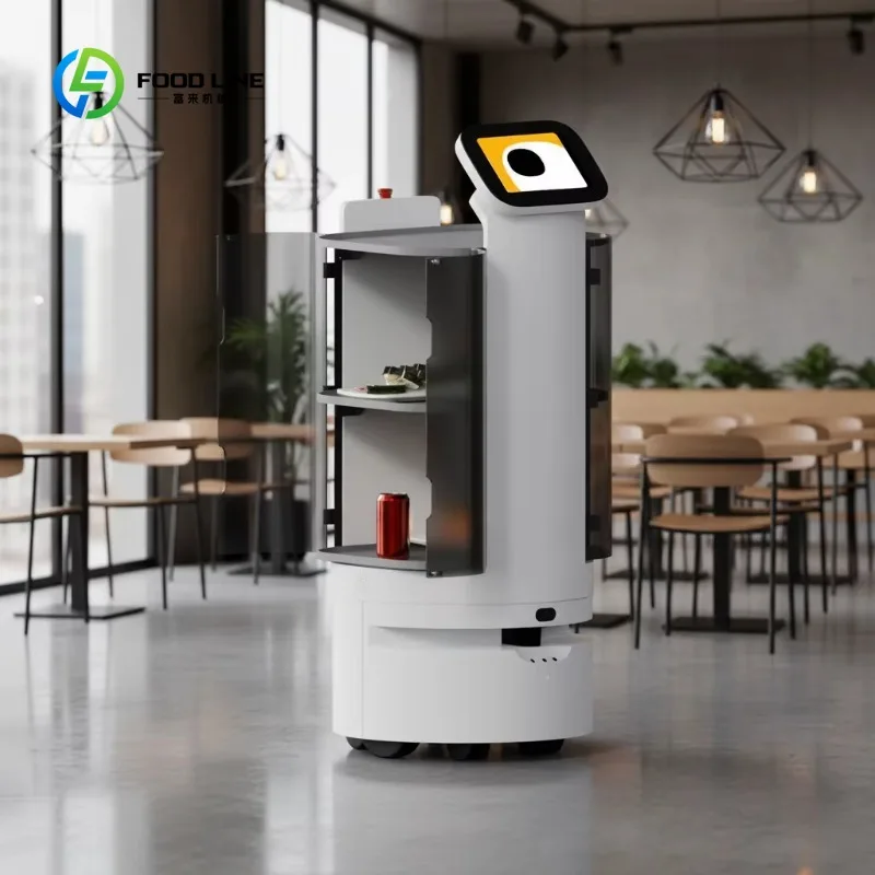 Customized Smart Robot Artificial Intelligence / Food Delivery Robot / Human Like Robot Auto Charge App-Controlled