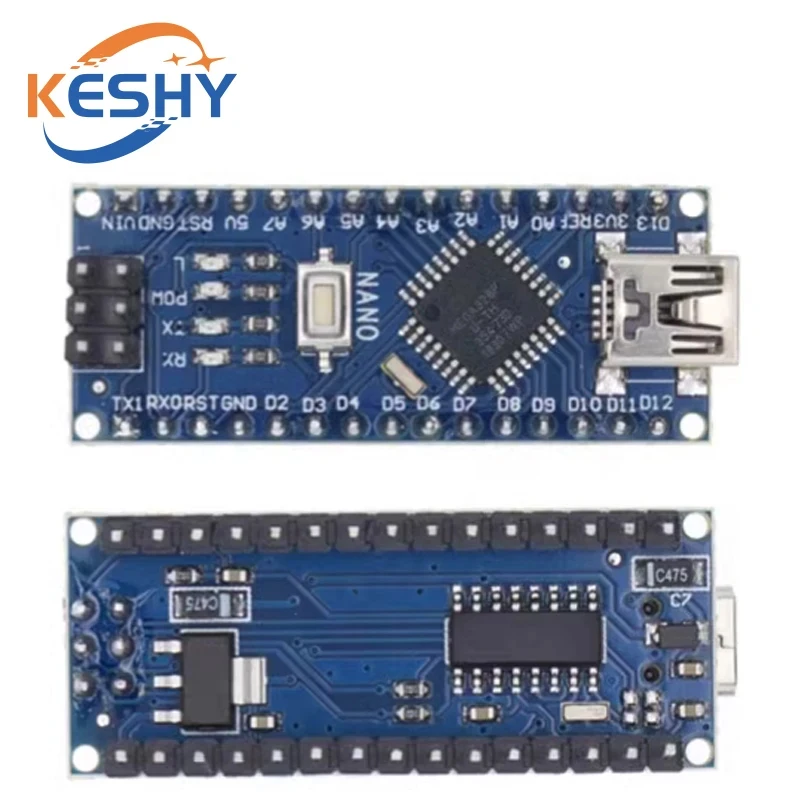 تعزيز لاردوينو نانو 3.0 Atmega328 تحكم متوافق لوحة تركيبية PCB مجلس التنمية دون USB V3.0 mircro type-c