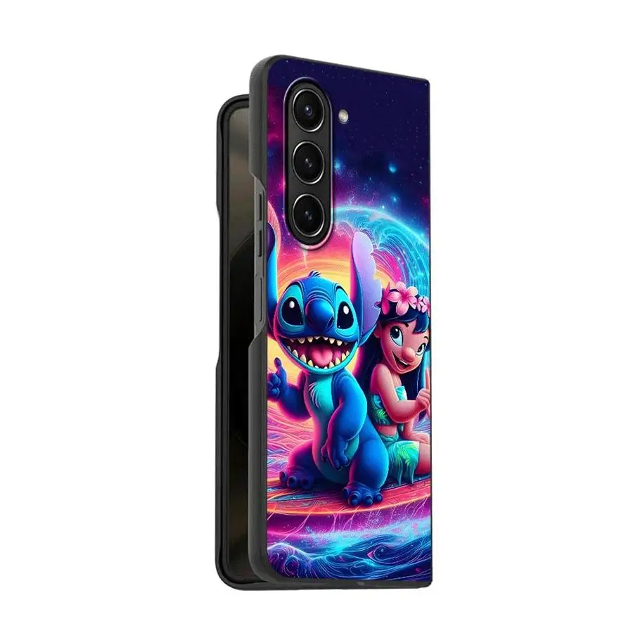 Чехол для телефона с рисунком Disney Stitch для Samsung Galaxy ZFold4 ZFold7 ZFold6 ZFold5 ZFold3 Z Fold 7 6 5 4 3