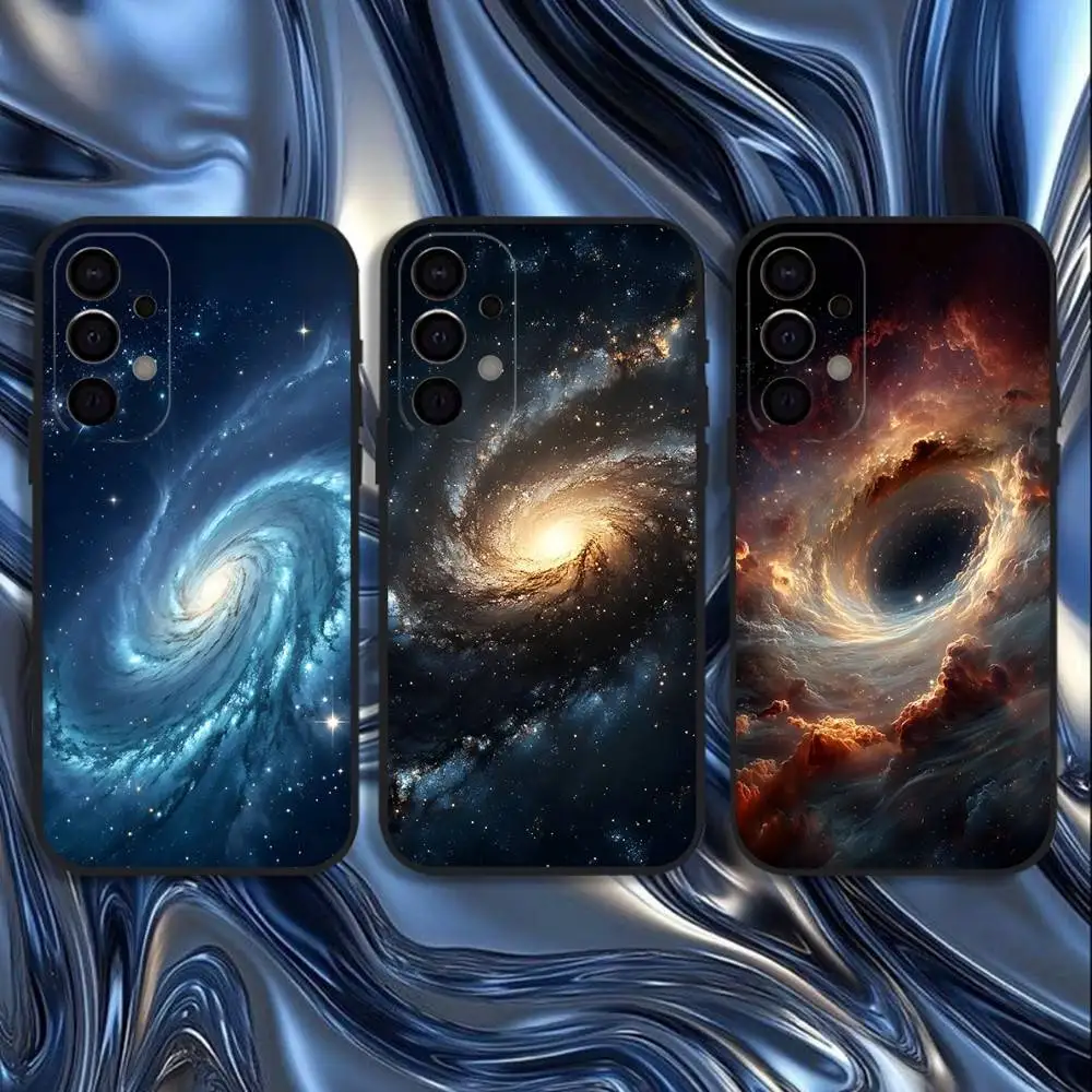 

Space Galaxy Universe Phone Case For Samsung S25,S24,S21,S22,S23,S30,Ultra,S20,Plus,Fe,Lite,5G Black Cover