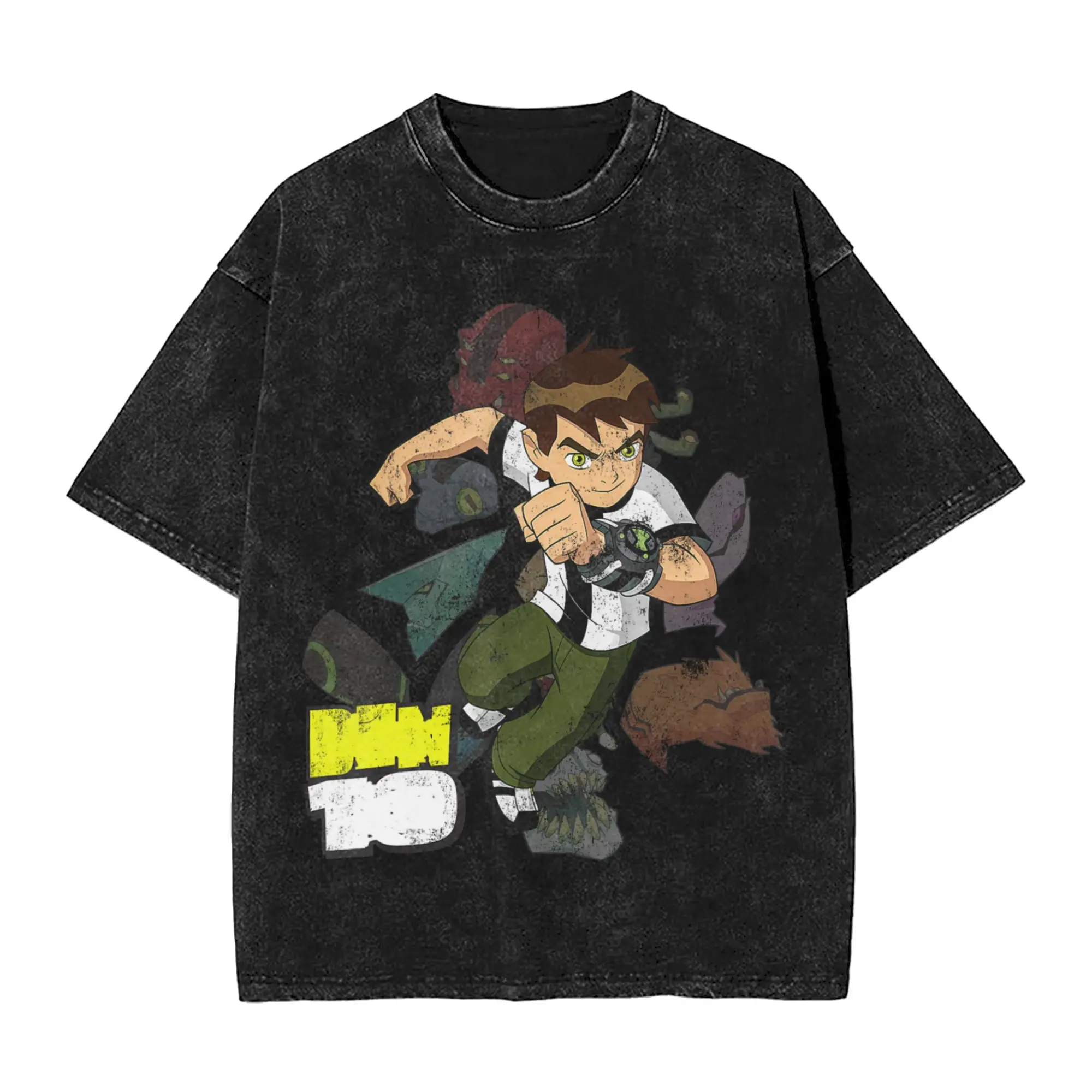Men Ben 10 Official Cartoon Network Merch T Shirts  Tees Summer Short Sleeve T Shirt O Neck Harajuku Casual Tshirt Dropshipping