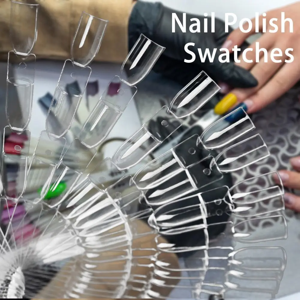 Nail Display Sticks Professional Long Lasting Press on Nails Showing Shelves Smooth Nail Display Boards for Nail Salon