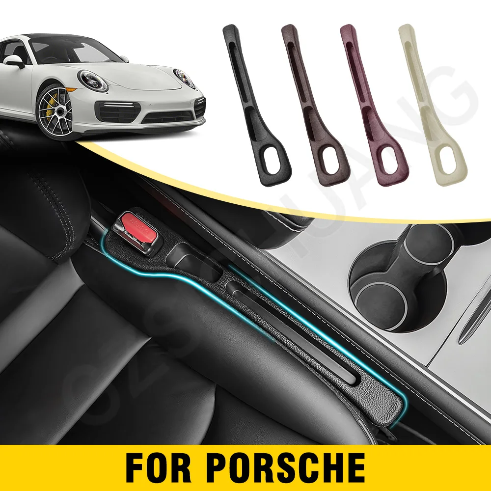 Car Seat Gap Filling Strip For Porsche Panamera 970 971 911 918 987 997 Seat Seam Leak Proof Filling Plug Interior Accessories