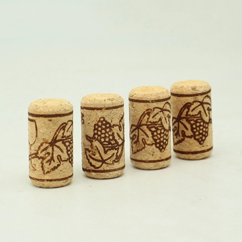 50Pieces/set Natural Straight Corks Stoppers Leakproof Replacement Stoppers for Beer Bottles Decorative Crafts Corks