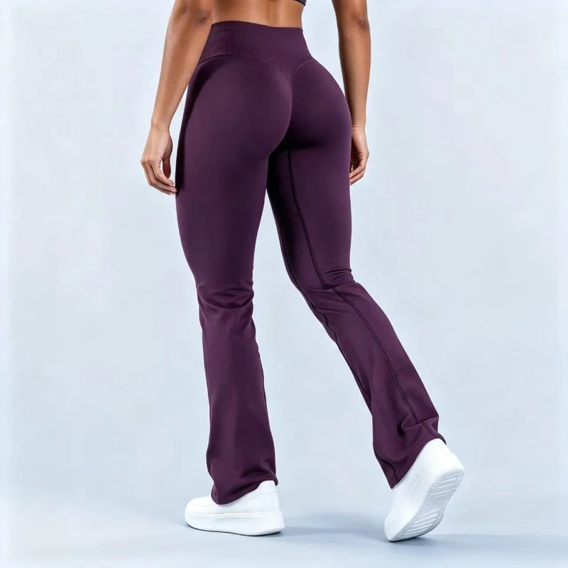 DFYZHE Women's Seamless Fitness Yoga Pants, Fashionable High-Waist Cross Sports Leggings, Quick-Dry Breathable Training Pants