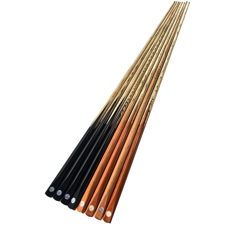 One-Piece Billiard Cue 48inches 122cm with 9mm or 10mm Cue Tips Made of Ash Wood and Rose Wood for Sale