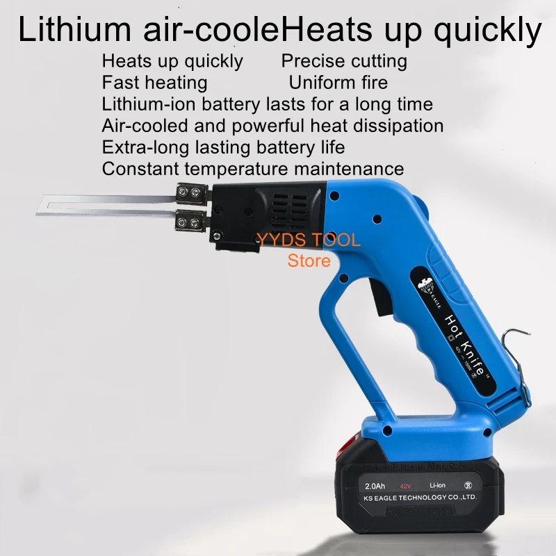 

Lithium battery air-cooled charging electric knife foam cutting pearl cotton outdoor high-altitude thermal cutting slotting