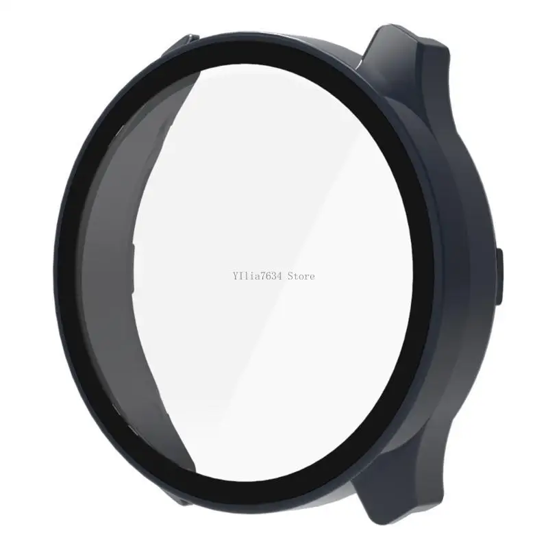 

Antiscratch Protective Case+Screen Protector Compatible for Move Trend Cover with Glass Film Smartwatch