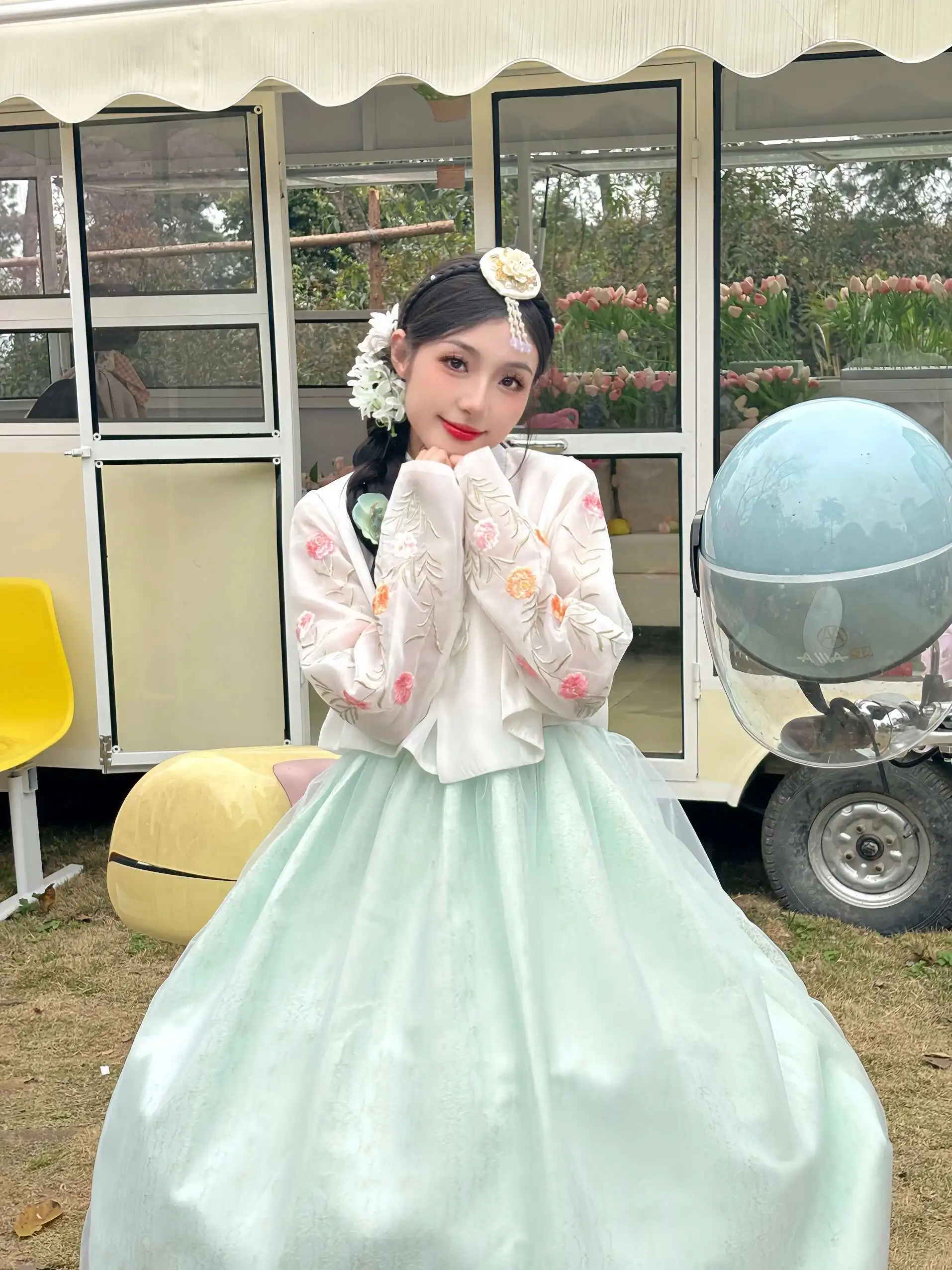 

Korean Hanbok Yanji Travel Photography Dress New High End Korean Princess Ancient Costume Ethnic Dress