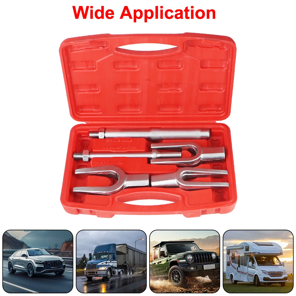 

Auto Accessories Car-styling Repair Tools Steering Arm Tie Rod Puller ​5PCS/set Disassembly Kit Car Ball Joint Remover