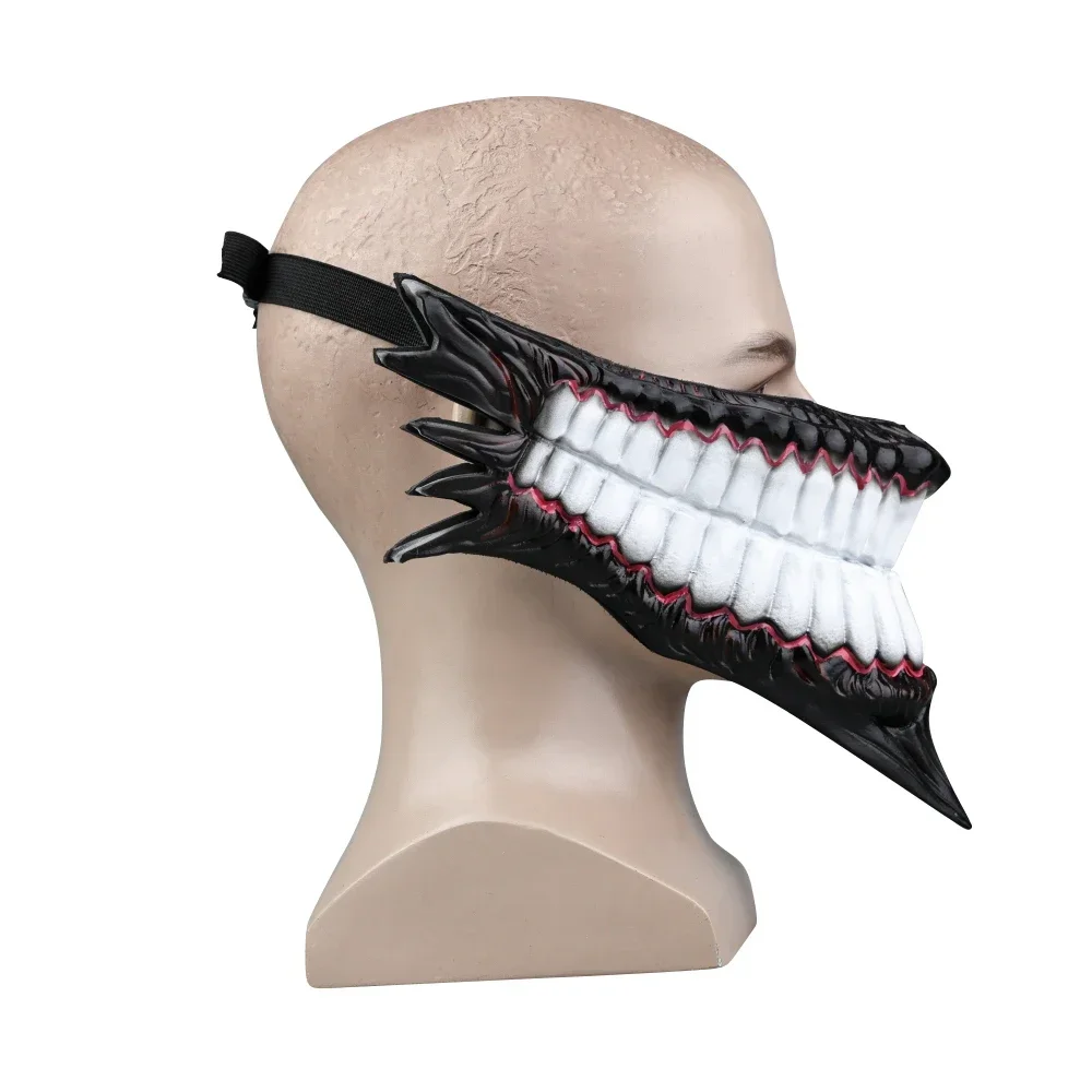 Cosplay DAN DA DAN Okarun Ken Takakura gezichtsmasker voor volwassen Halloween enge maskerademaskers