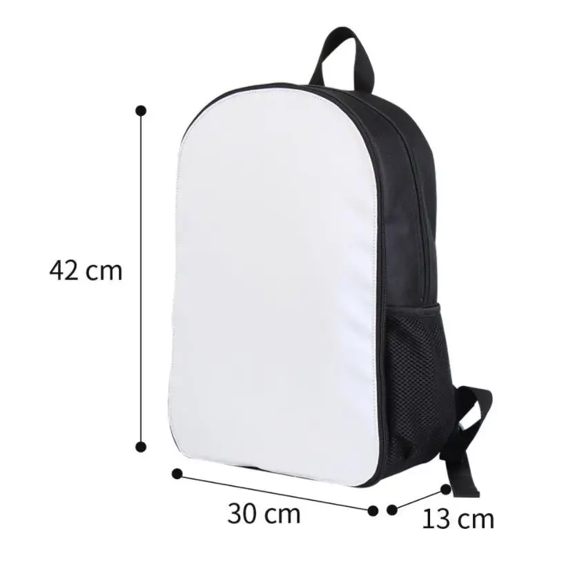 Sublimation DIY Backpacks Blank Storage Bags Office Supplies heat transfer printing Creative Polyester School Student Bag ni08