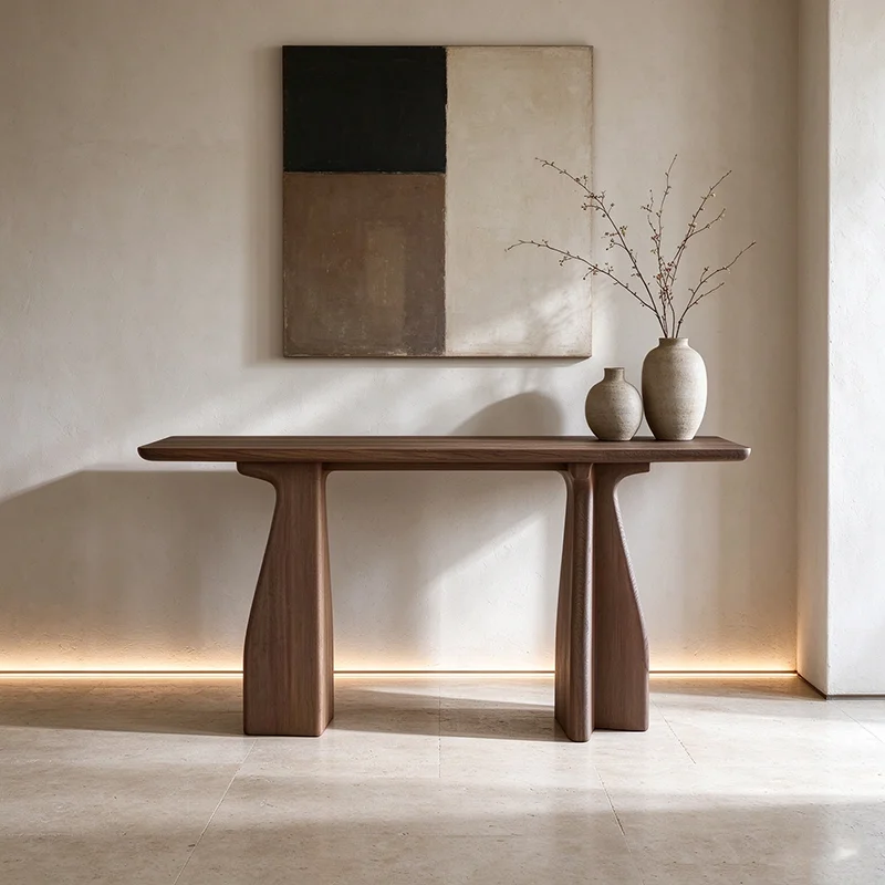 Retro Classic Console Tables Floor Slim Premium Trendy Console Tables Narrow Minimalist Muebles De Sala Wabi Sabi Furniture