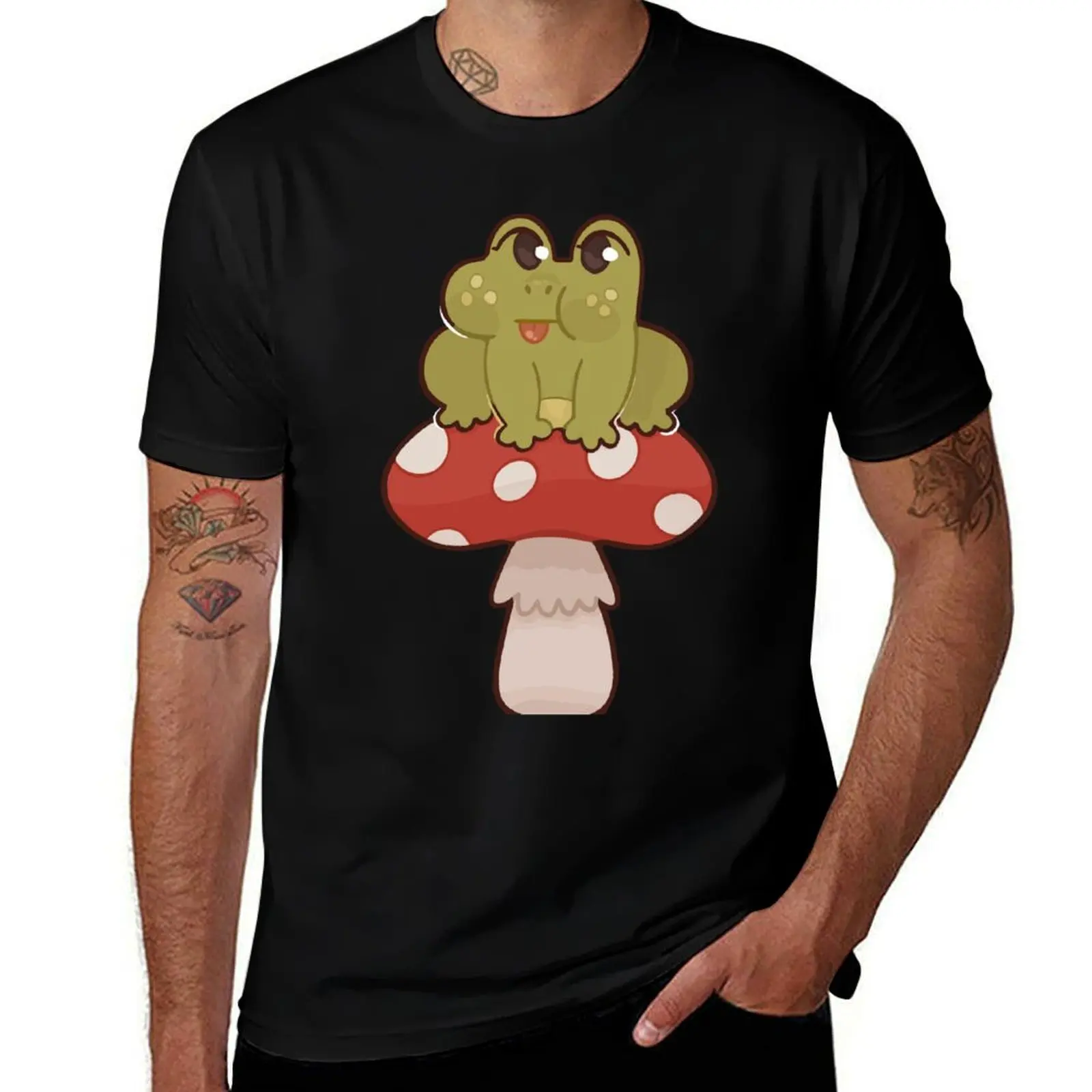 

Mushroom Frog T-Shirt shirts graphic tees Funny t-shirt customs design your own oversize t-shirts man plain black t shirts men