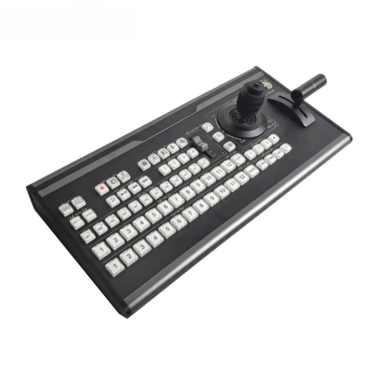 VMix Custom Key Metal Video Switcher Panel Controller with USB 2.0 for YouTube & OBS Streaming Radio & TV Broadcasting Equipment
