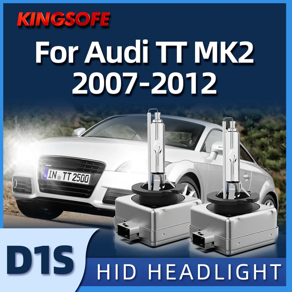 

KINGSOFE XENON D1S Headlight 6000K Bright White HID Car Lamp Auto Light For Audi TT MK2 2007 2008 2009 2010 2011 2012