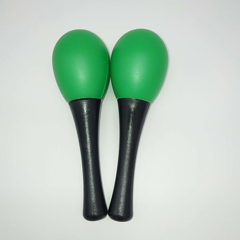 Plastic maracas Orff instrument players hold plastic maracas Toddlers Early education Children grasp egg maracas