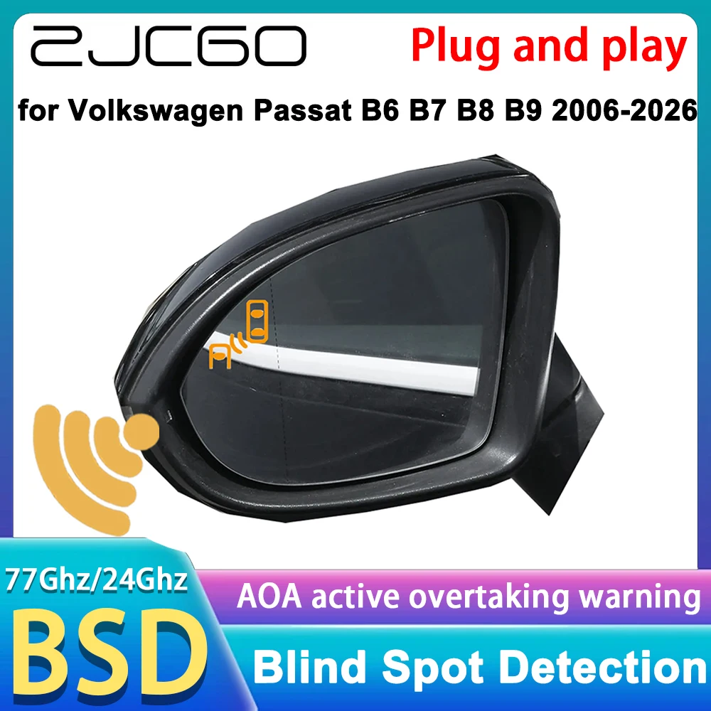 for Volkswagen VW Passat B6 B7 B8 B9 2006-2026 OEM Side Assist Blind Spot Monitor Detection BSM BSD System 77GHz Radar Detector