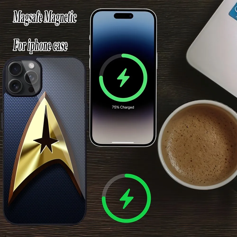 Star MovieT-Trek Cushion Phone Case iPhone Magesafe Magnetic 15 Pro 11 Mini 12 13 14 Max Plus Shell