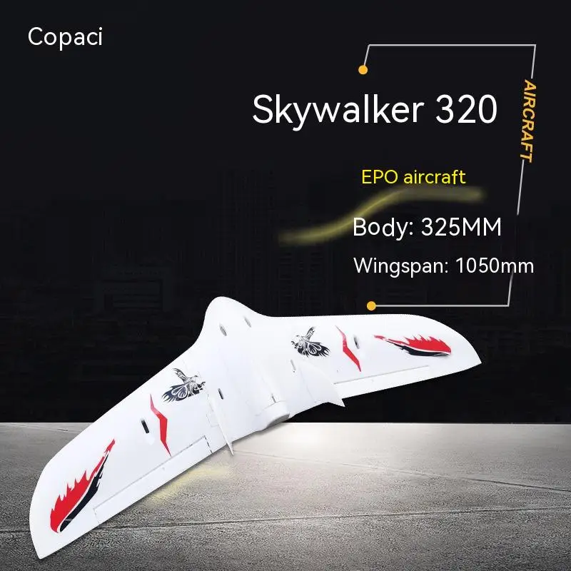 Airmodel Electric Remote Control Fixed Wing Aircraft Skywalker 320 Flying Wing Fpv Racing Aircraft Epo Fall Resistant Delta Wing