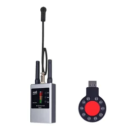 Professional Wireless RF Signal Detector Bug GSM GPS Tracker Mini Camera Finder Camera IR Scanning AI Standby Automatic Detects