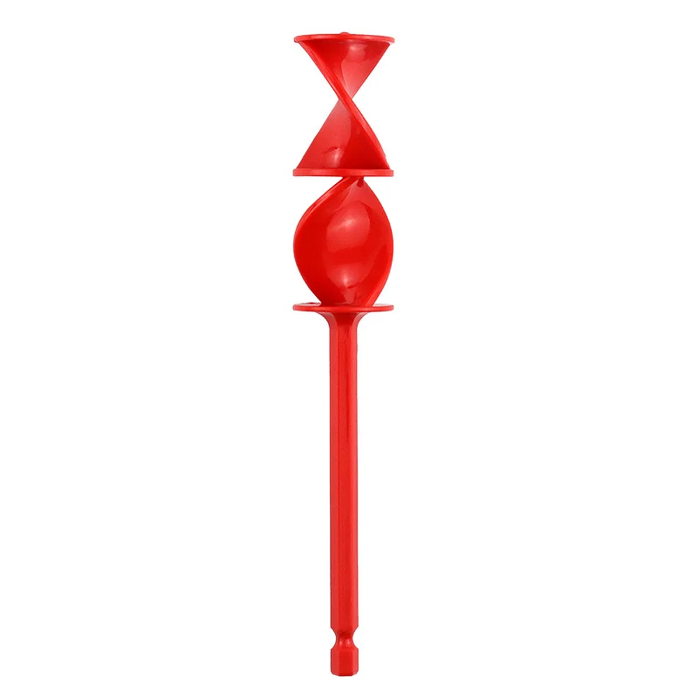 1 4in Hex Shank Epoxy Resin Mixer For Paint Mixing Curved Paddle Design Reduces Bubbles Suitable For Thick Liquids