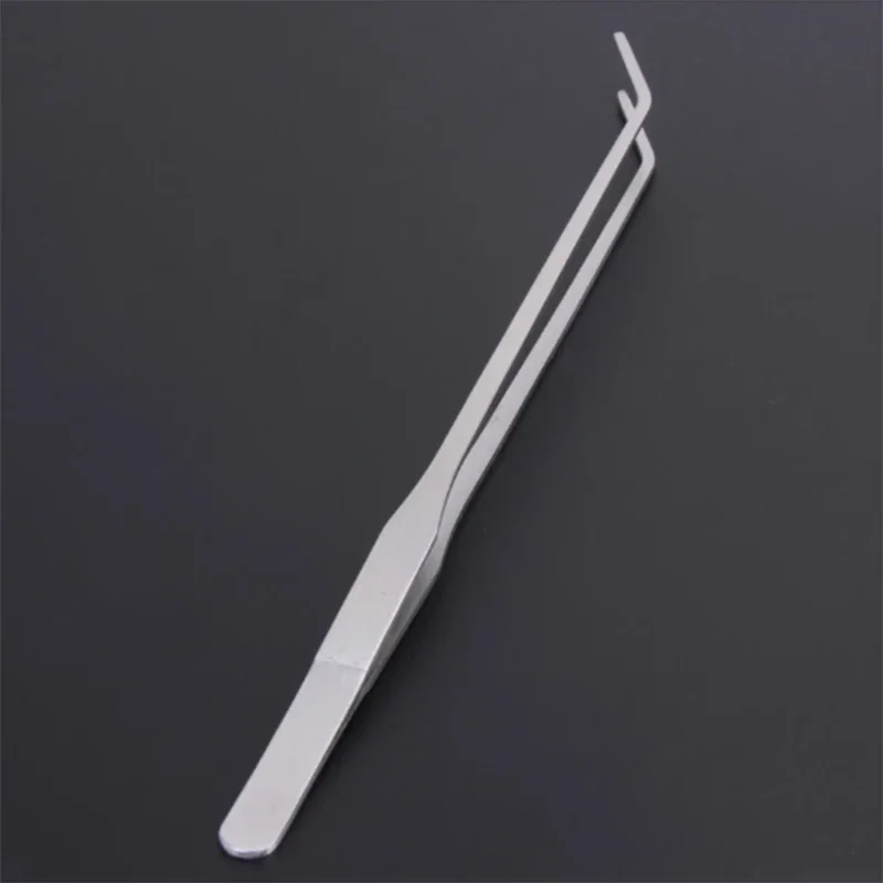 Long 48cm Stainless Steel Curved Aquarium Tweezers Aquarium Plants Tweezer Straight Fish Tank Cleaner Aquarium Accessories