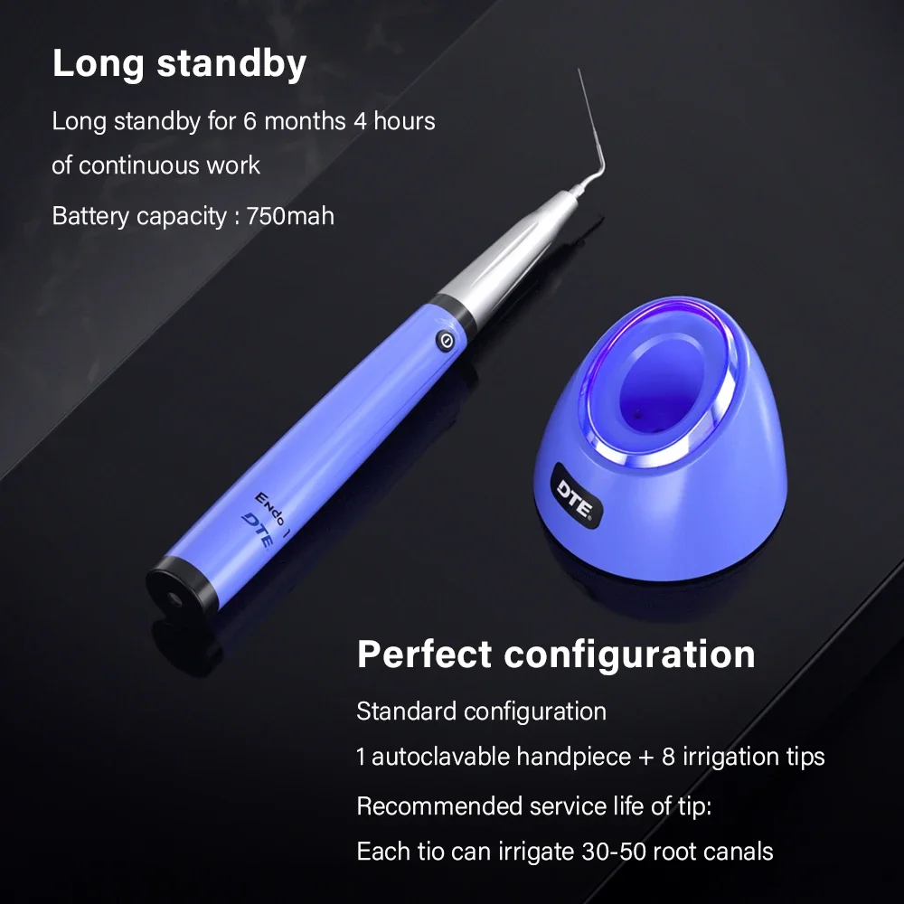 

WOODPECKER DTE ENDO1 Dental Wireless Ultrasonic Endodontic Autoclavable Handpiece Head Intelligent Microcomputer Dental Tool