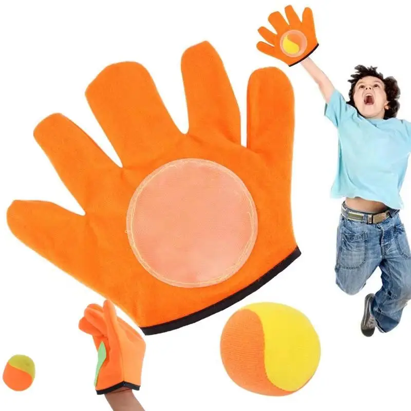 Raquette cible collante pour enfants, balle collante, jouet multijoueur, jeu de lancer et de capture en plein air, cadeau d'anniversaire pour garçon