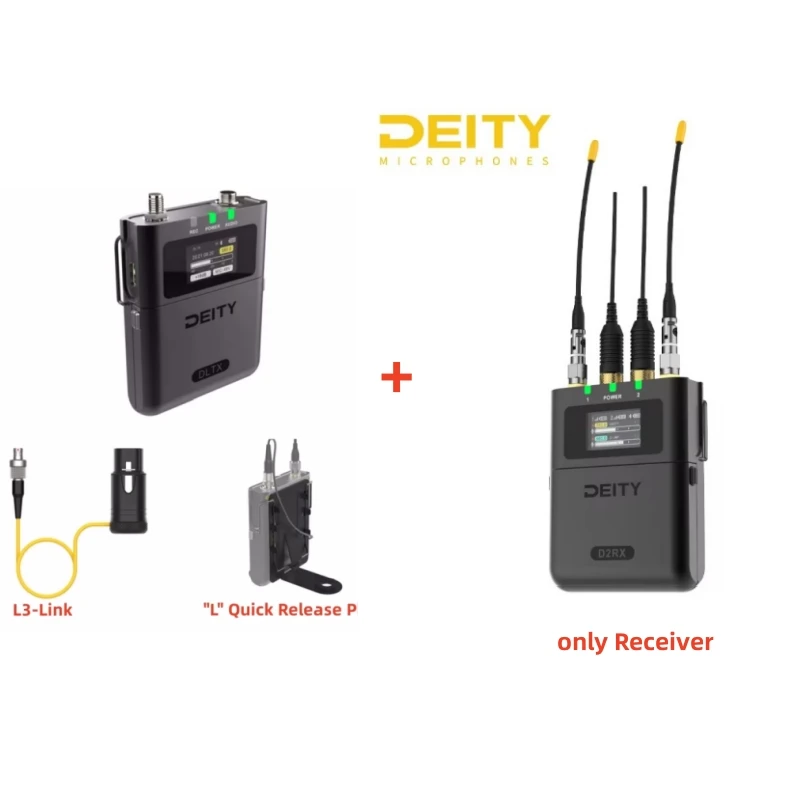 Deity DLTX +DEITY THEOS Dual-Purpose Transmitter for Bodypacks and BoomPole Supports 48V Phantom Power