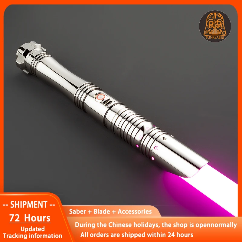 

PunkSaber Lightsaber Neopixel Jedi Laser Sword Heavy Dueling Sensitive Smooth Infinite Changing Hitting Sound Light Saber Toys